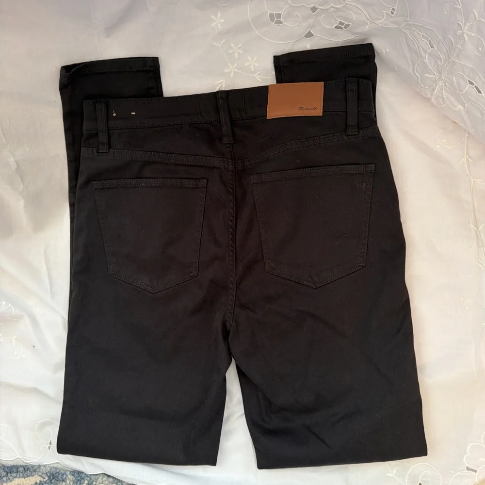 Madewell black size 28 “9” high rise” skinny cropped jeans #denim #highwaisted - Picture 2 of 7